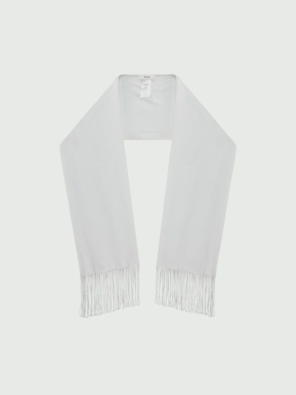 FRINGE SCARF, flat lay