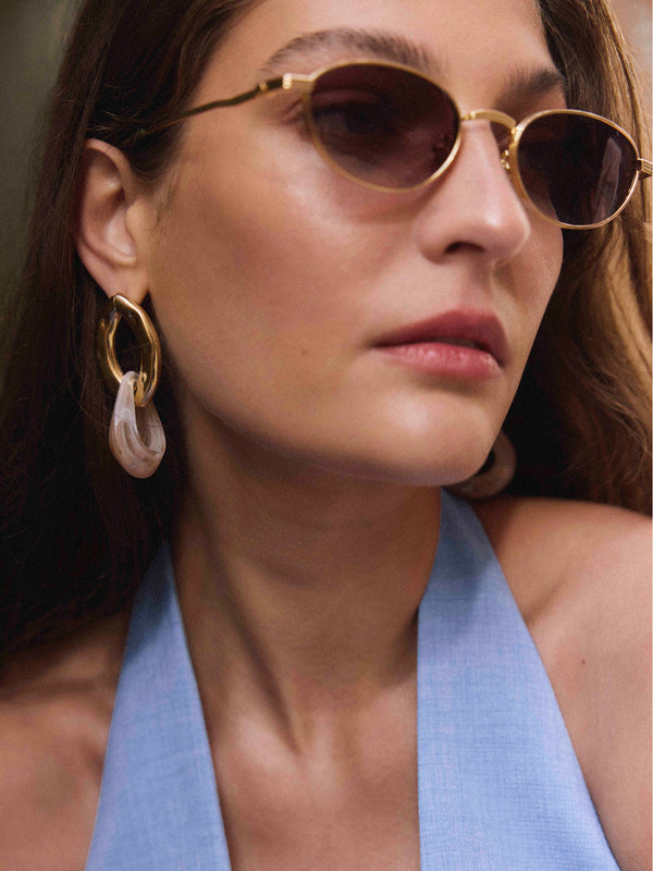 SHEIKE Sienna Sunglasses Gold 1008117 Campaign Image