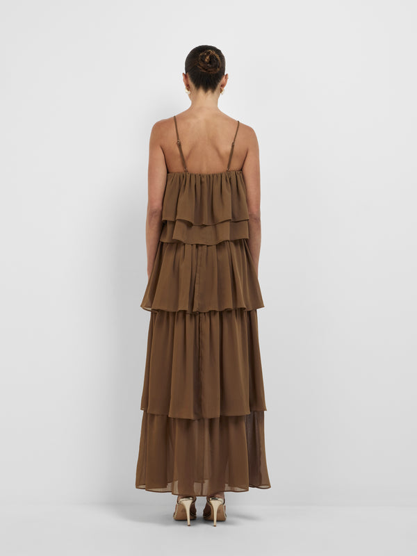 SHEIKE Danika Dress Brown 1008358 Back Image 