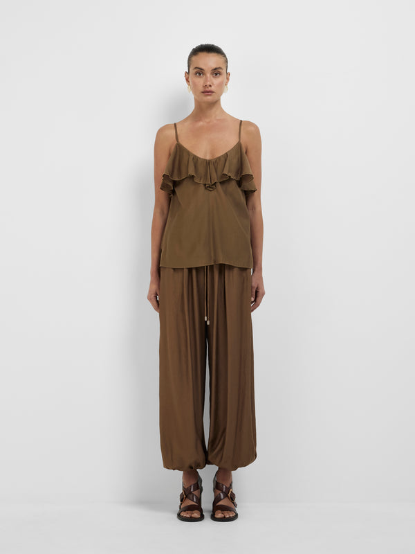 SHEIKE 1998402 Danika Top Cocoa Front Image 