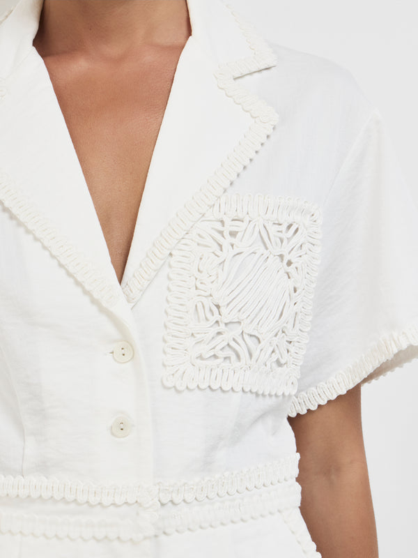 SHEIKE Marbella Playsuit White 1008460 Detail Image