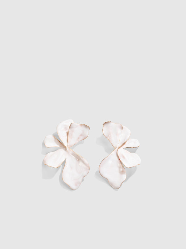 SHEIKE Astra Earring White 1008613 Ghost Image