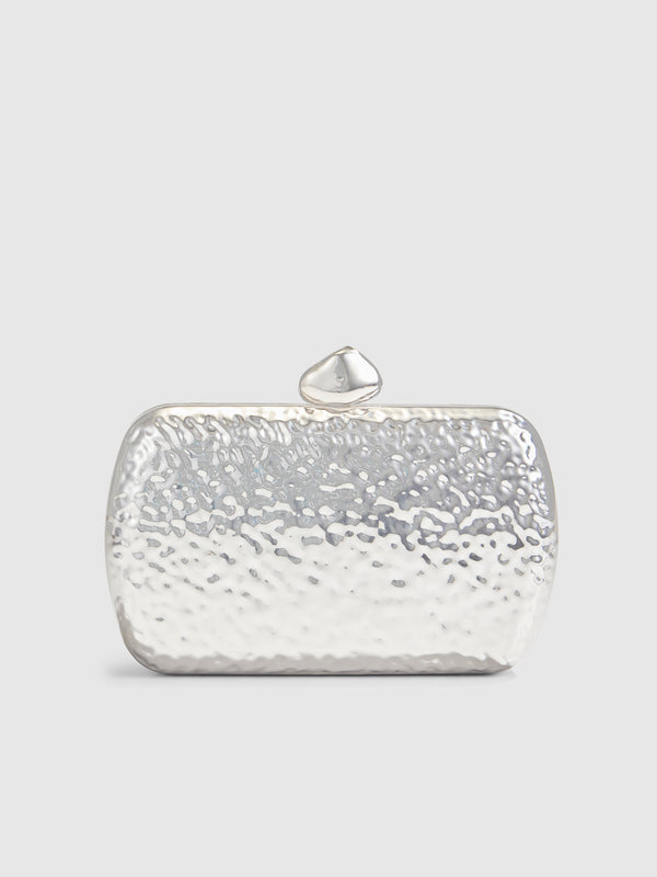 ZARIA CLUTCH, flat lay
