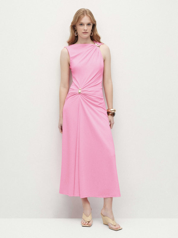 SHEIKE Xanthe Maxi Dress Pink 1007980 Campaign Image