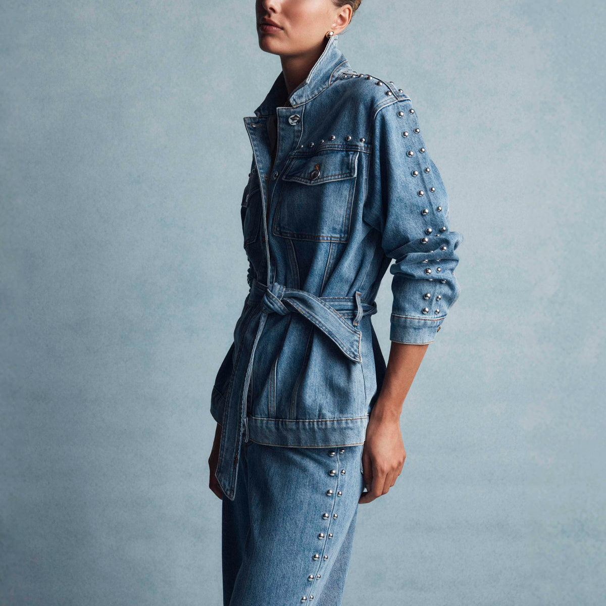 Ruby Jacket Blue | Denim Jacket | SHEIKE