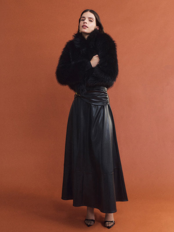 SHEIKE Stella Midi Skirt Black 1008601 Campaign Image