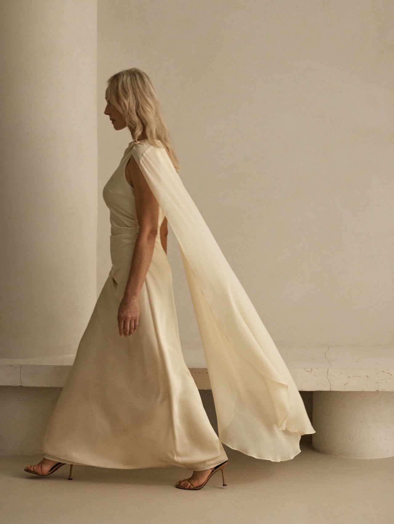 formal dresses chadstone Gold V-Neck Formal Dress With Elegant Beading Embellishment