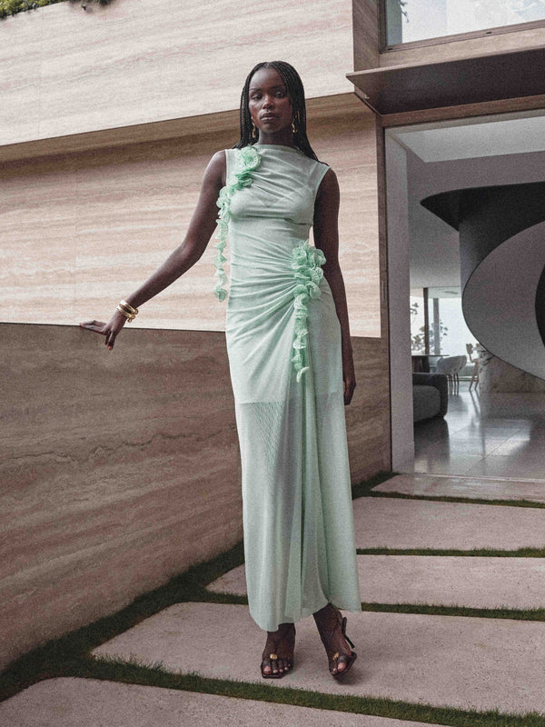 MILANO MESH DRESS MINT