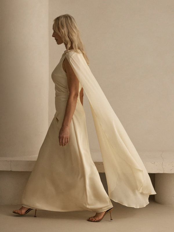 SHEIKE Sofia Gown Lemon 1007902 Campaign Image