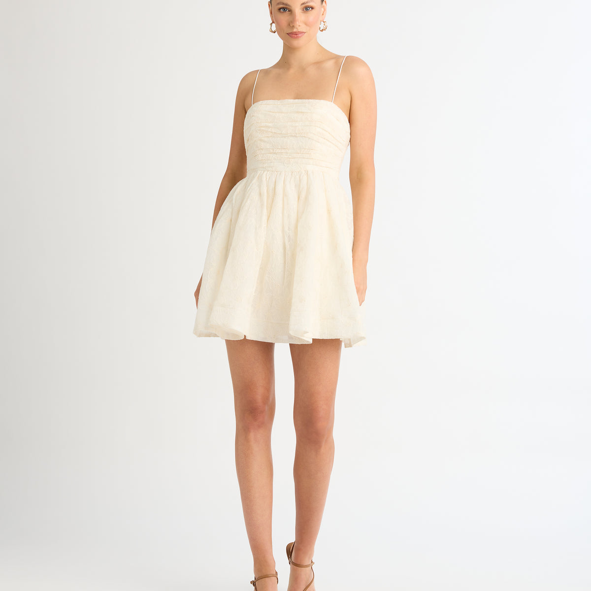 Lara Mini Dress White | Lace Mini Dress | SHEIKE