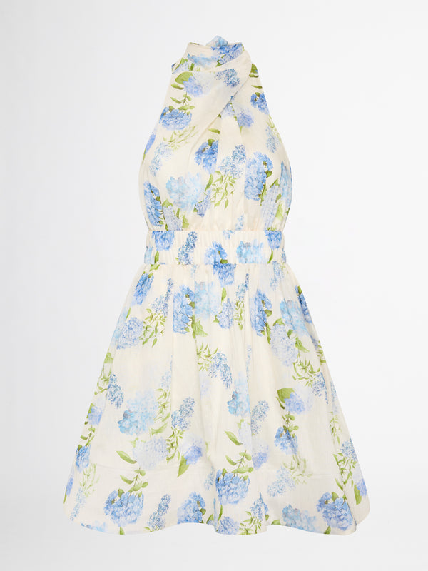 BLUE BELL MINI DRESS IN FLORAL PRINT GHOST IMAGE