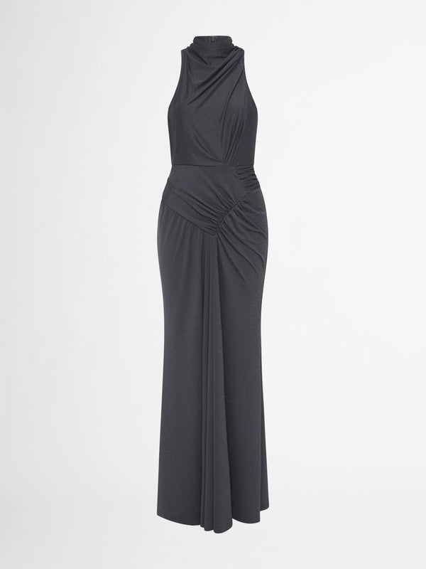 WILLOW JERSEY DRESS IN GREY GHOST IMAGE