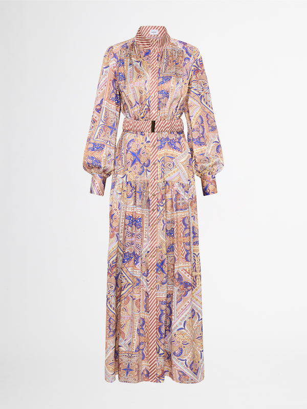 MARRAKESH DRESS WITH LONG SLEEVES GHOST IMAGE