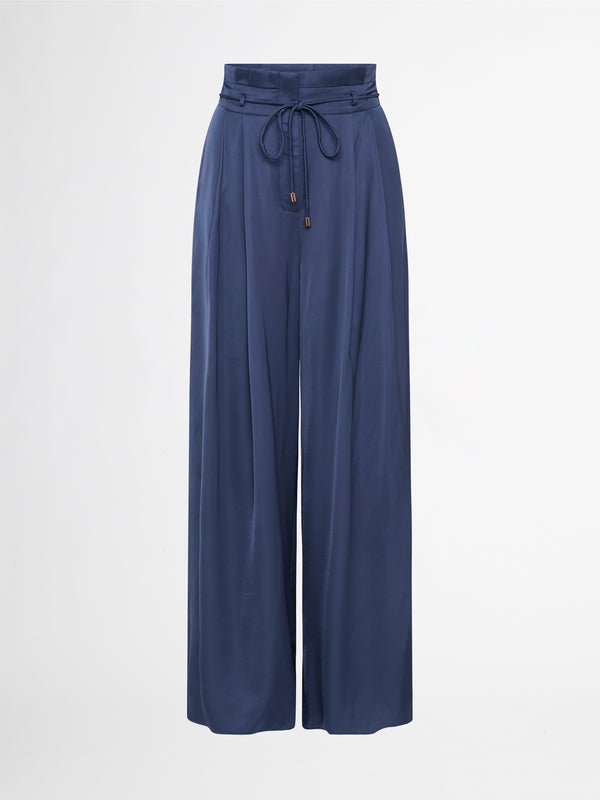 GRACIE PANT IN NAVY GHOST IMAGE