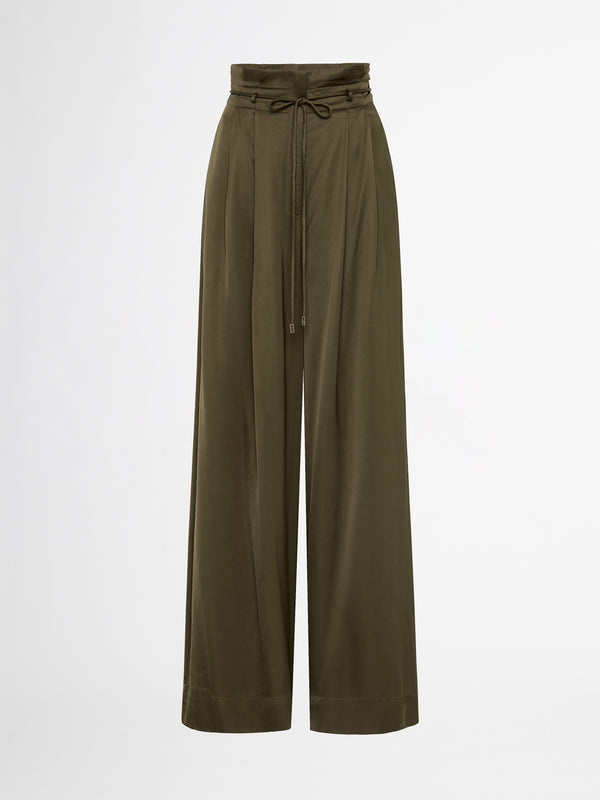 GRAICE PANT IN GOLDEN OLIVE GHOST IMAGE