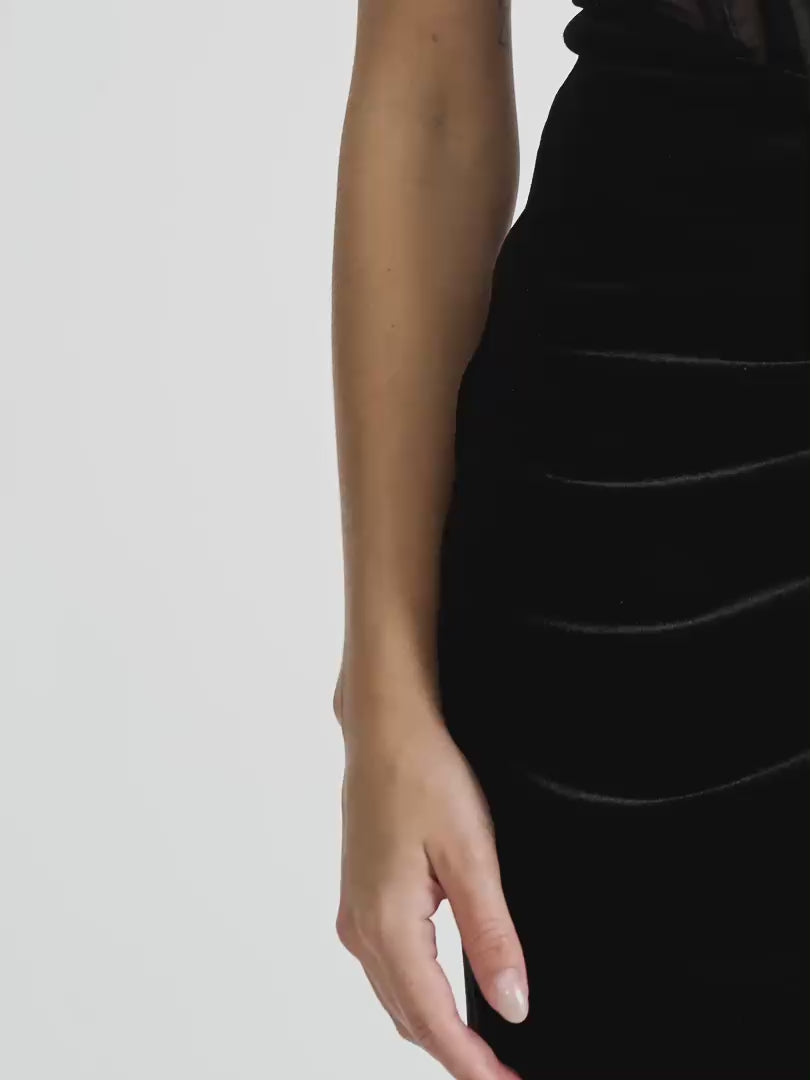 TRINITY MAXI DRESS BLACK VIDEO