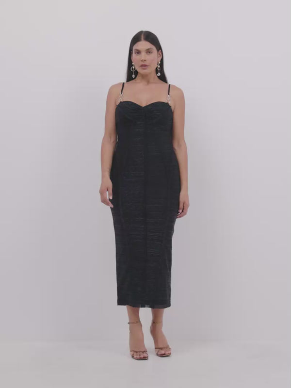 Video SHEIKE Elise Midi Dress Navy 1007818 Video