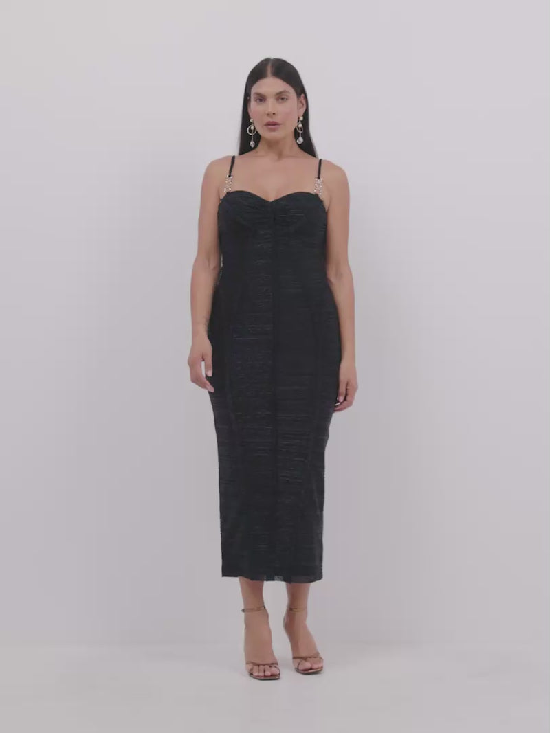 Video SHEIKE Elise Midi Dress Navy 1007818 Video