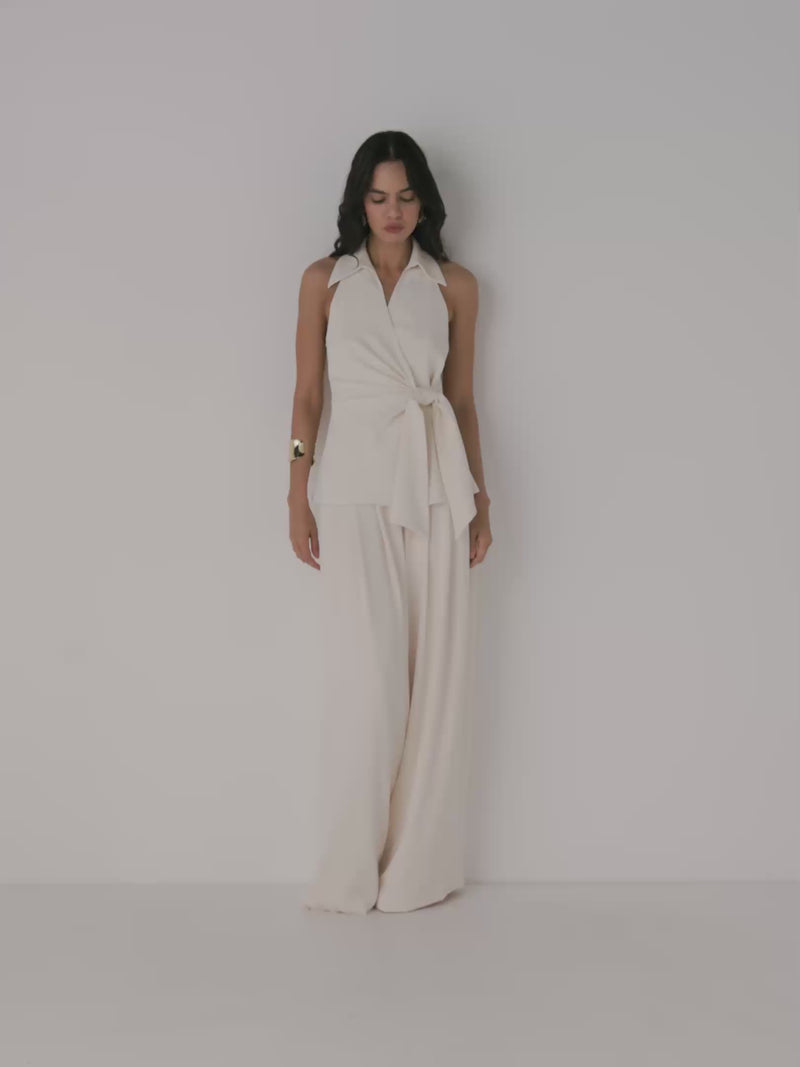 Video SHEIKE Adele Wrap Top Ivory 1009148 Video