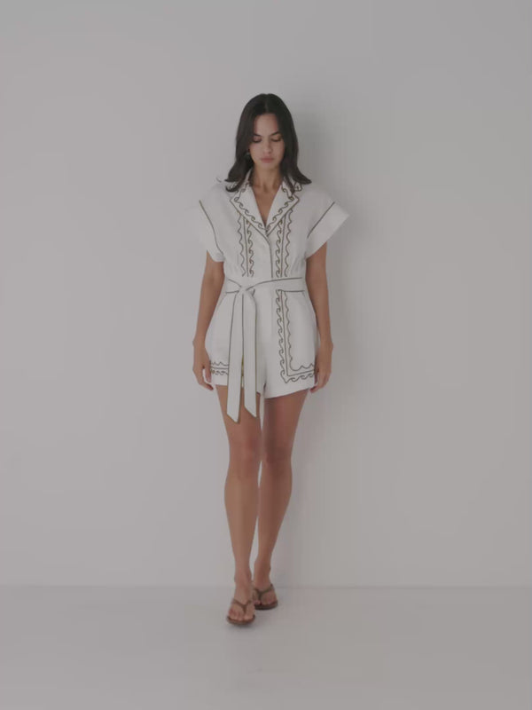 Video SHEIKE Lani Playsuit White 1009132 Video