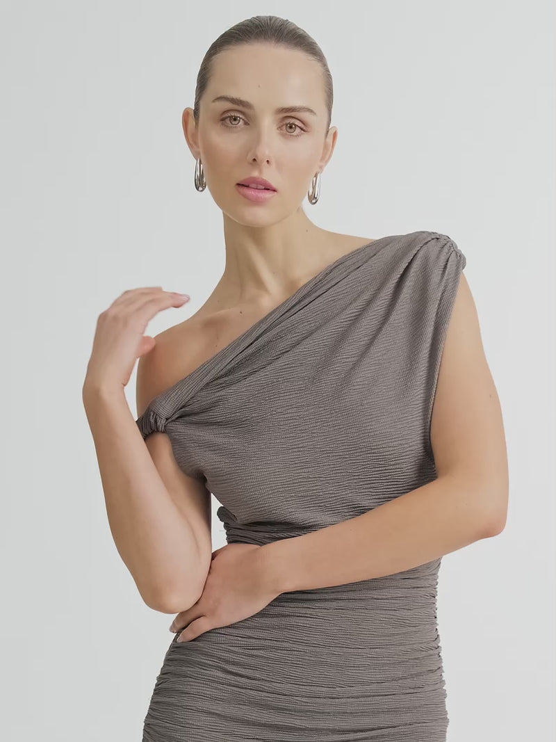 ATHENA DRESS IN GREY VIDEO