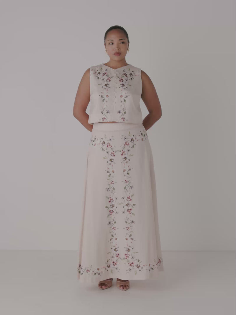 Video SHEIKE Freya Maxi Skirt Floral 1009143 Video