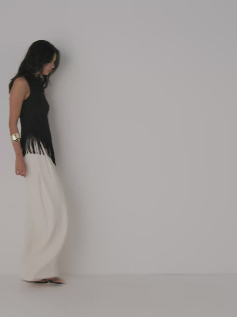 Video SHEIKE Fringe Hem Top Black 1009267 Video