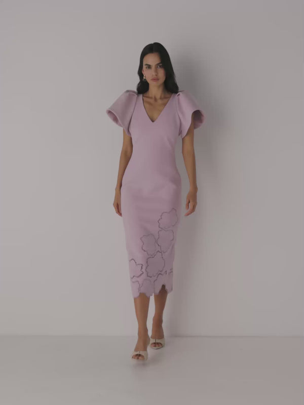 Video SHEIKE Camille Midi Dress Lilac 1009145 Video